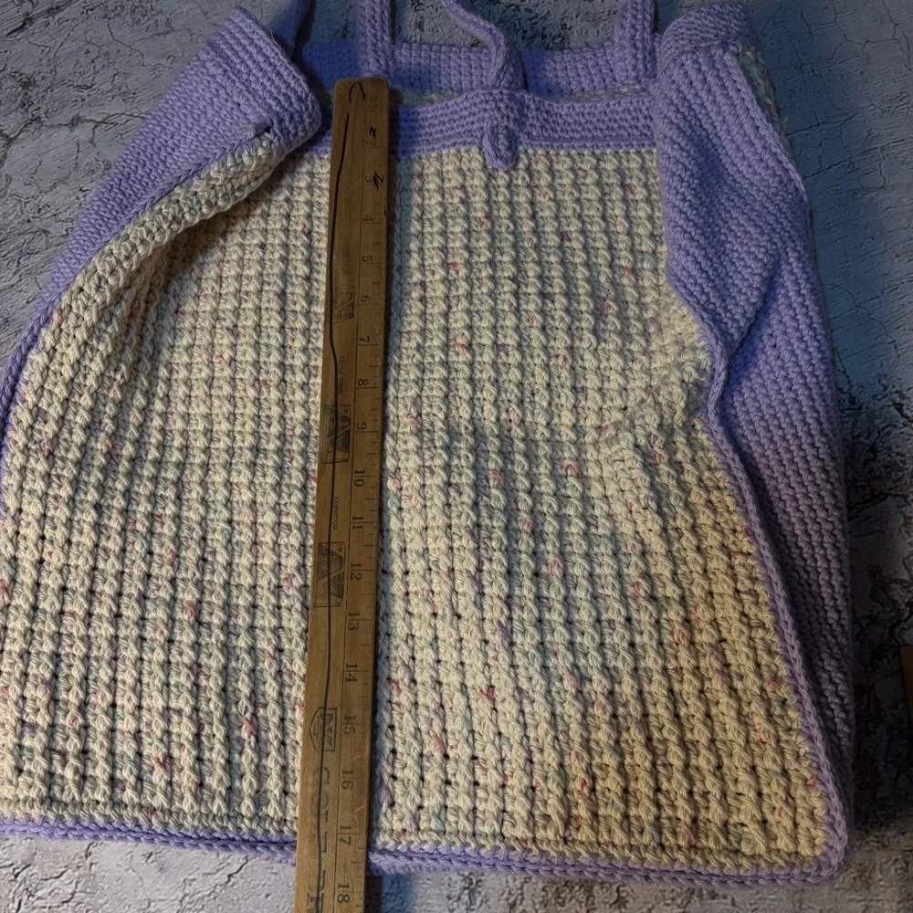 Crochet Market Bag, Handmade, 100% Cotton